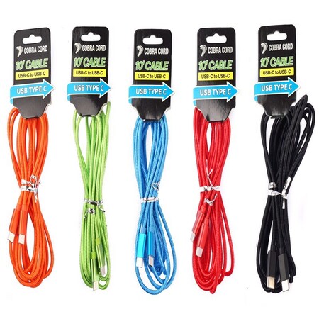 Diamond Visions Diamond Visions Cobra Cord USB Type C Cable 1 pk 01-3249